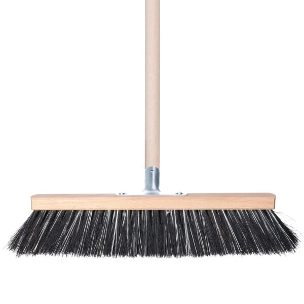 Buemag Terrastegels bezem Arenga Elaston - 40 cm - houten steel 140 cm