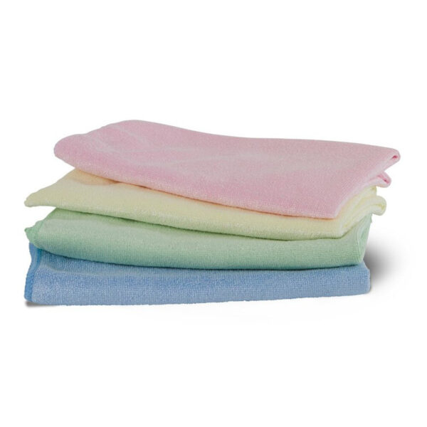 4x Microvezel vaatdoek 40 x 38 cm gekleurd