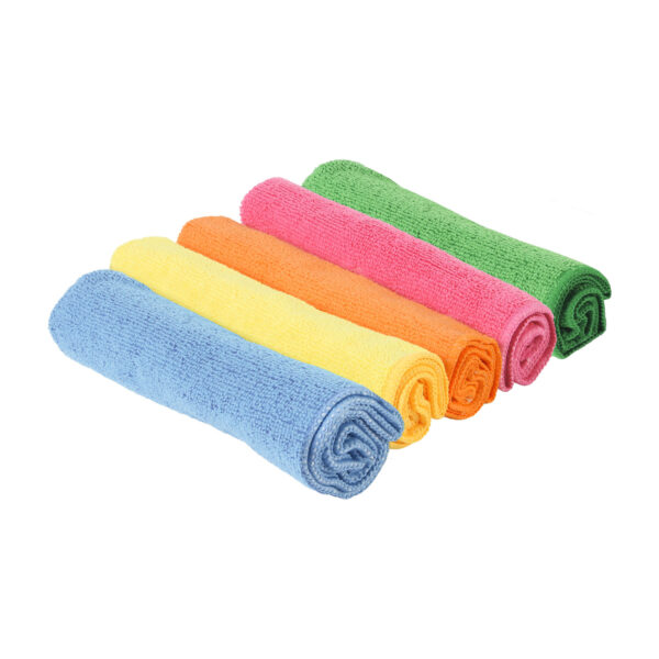 Ultra Clean microvezel huishoud - schoonmaakdoekjes - 5x stuks - microvezeldoekjes