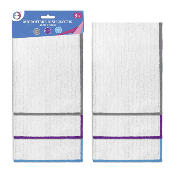 DID Microvezel doekjes - 3x - wit - schoonmaak doekjes